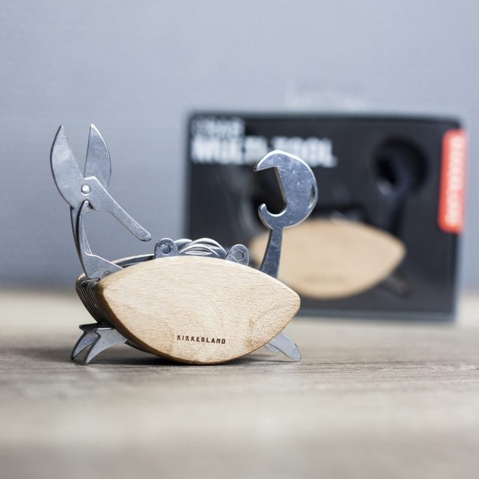 Swiss Army knife in the shape of a crab