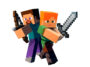 Characters From The Video Game Minecraft