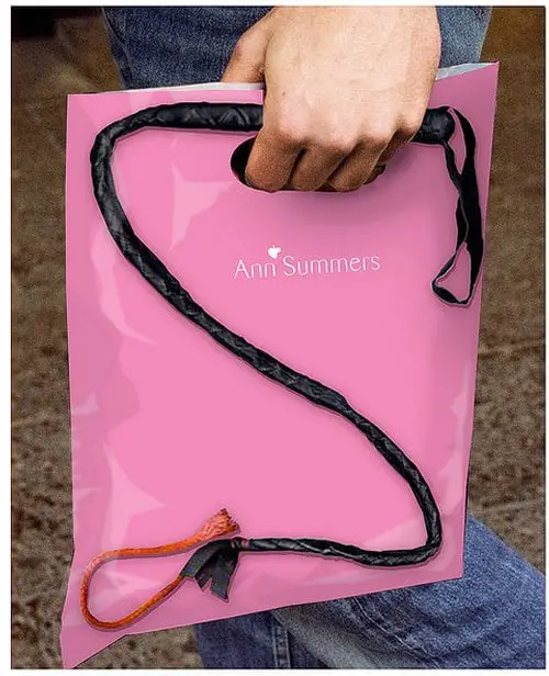 Design of the bags of the Ann Summers brand