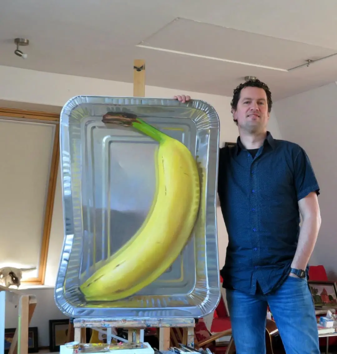 Giant Banana Painting
