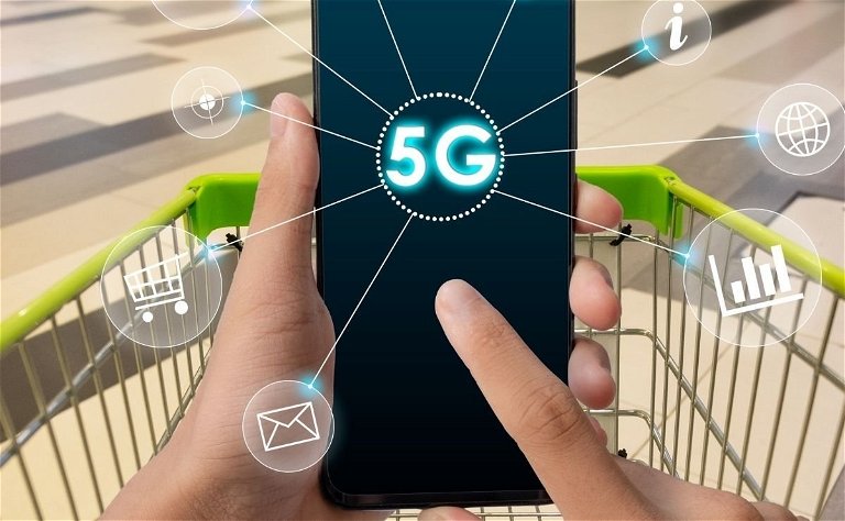 What is 5G used for in a mobile phone and what advantages does it have over 4G