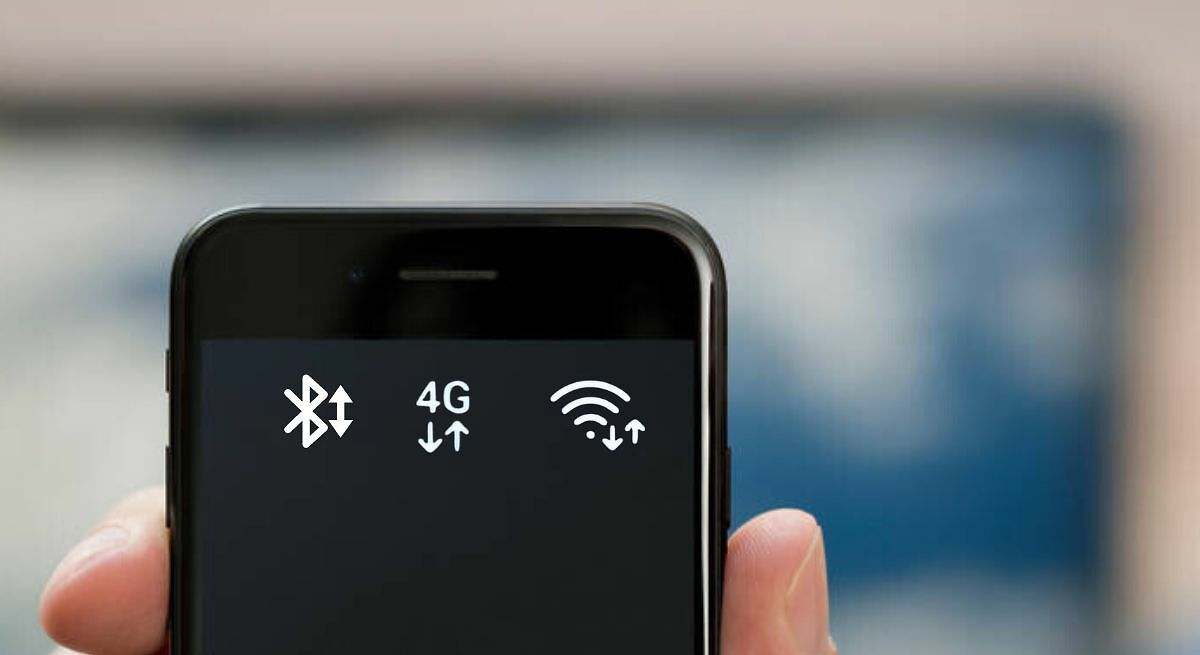 Wi-Fi Bluetooth & Mobile Data Arrows