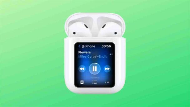 Apple Patents A New Airpods Design With A Display Built Into The Case