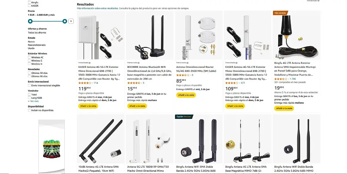 Different Types of Antennas to Buy on Amazon