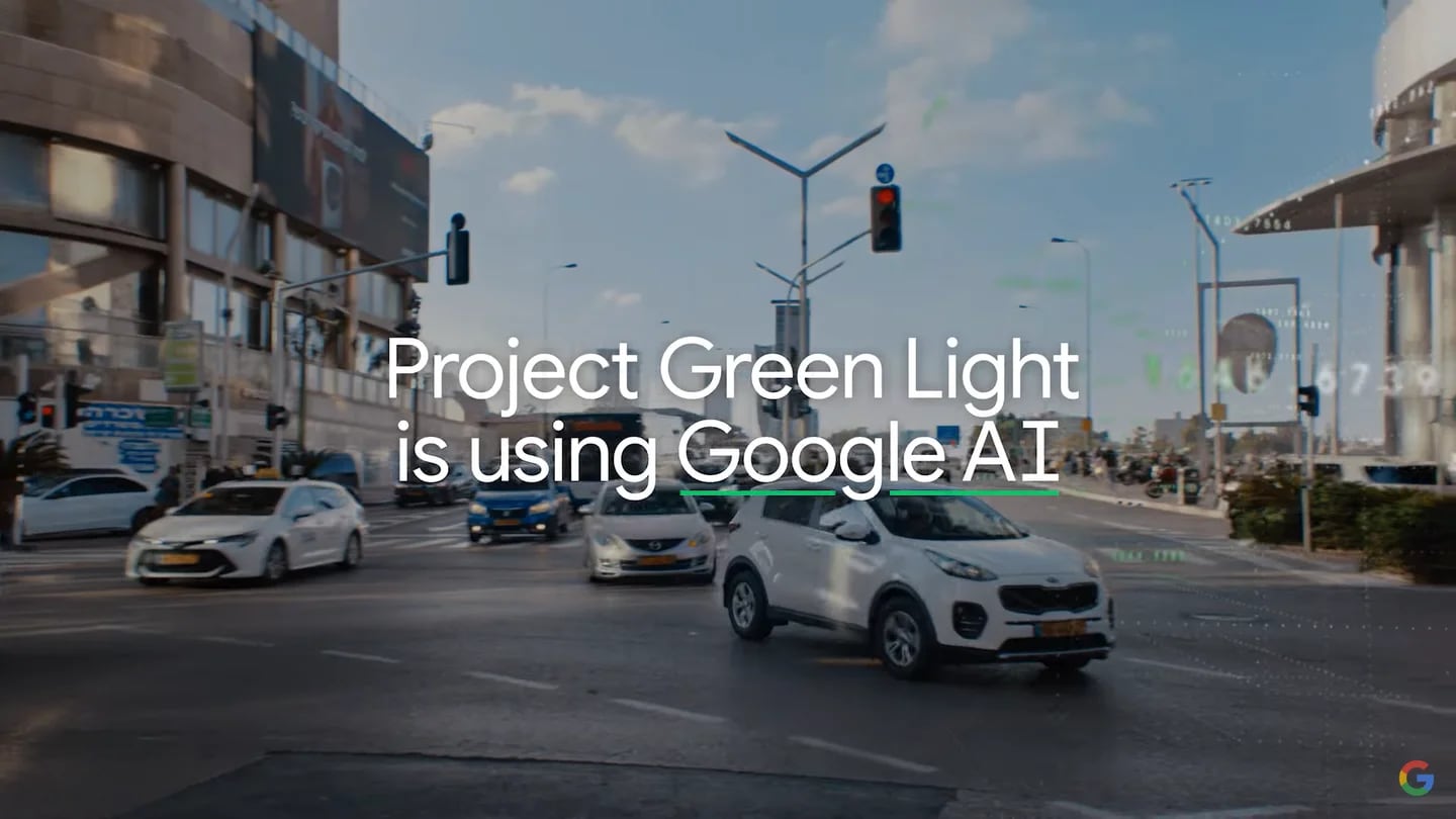 Thanks to Google Maps and Google AI, Project Green Light can provide information about traffic lights globally
