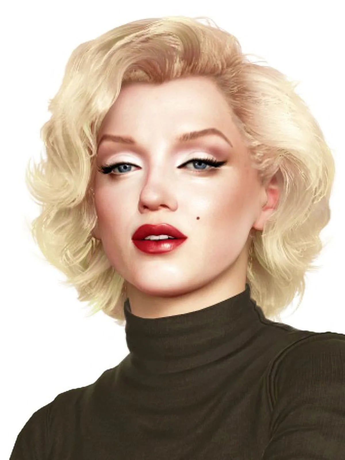 Actresses such as Marilyn Monroe were also digitized
