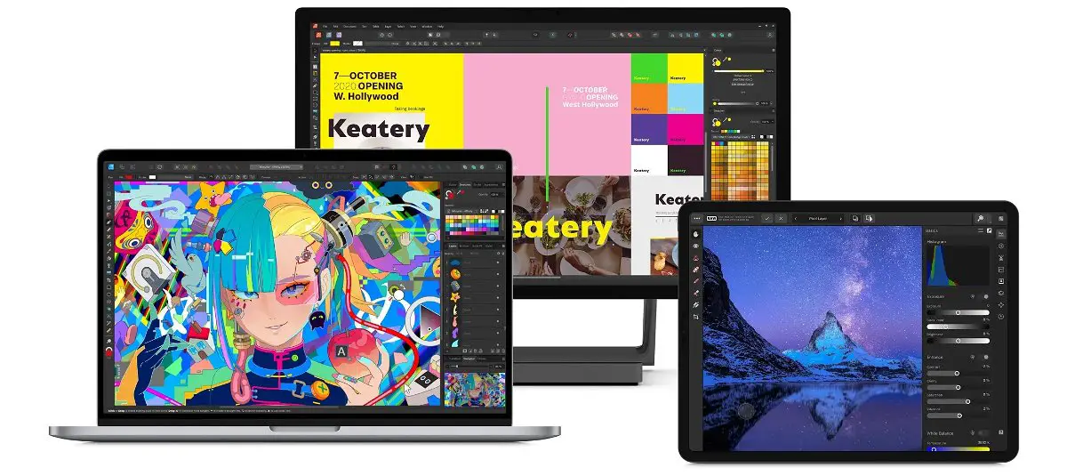 Affinity Photo, Designer and Publisher