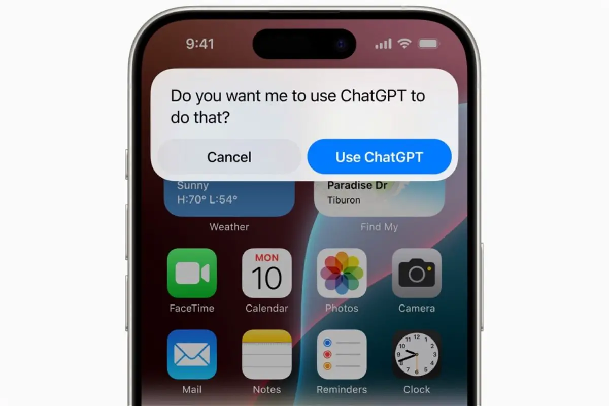 ChatGPT integration on iPhone